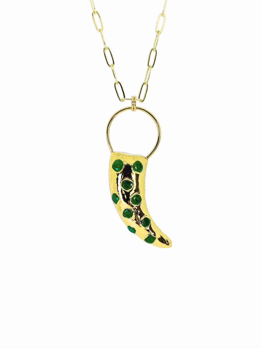 Green Cocoon Necklace