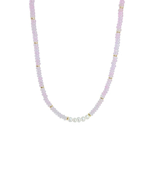 Stone Pearl Necklace