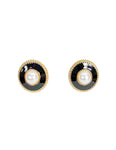 Vintage Black and White Earrings