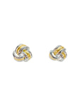 Gold Silver Knot Stud