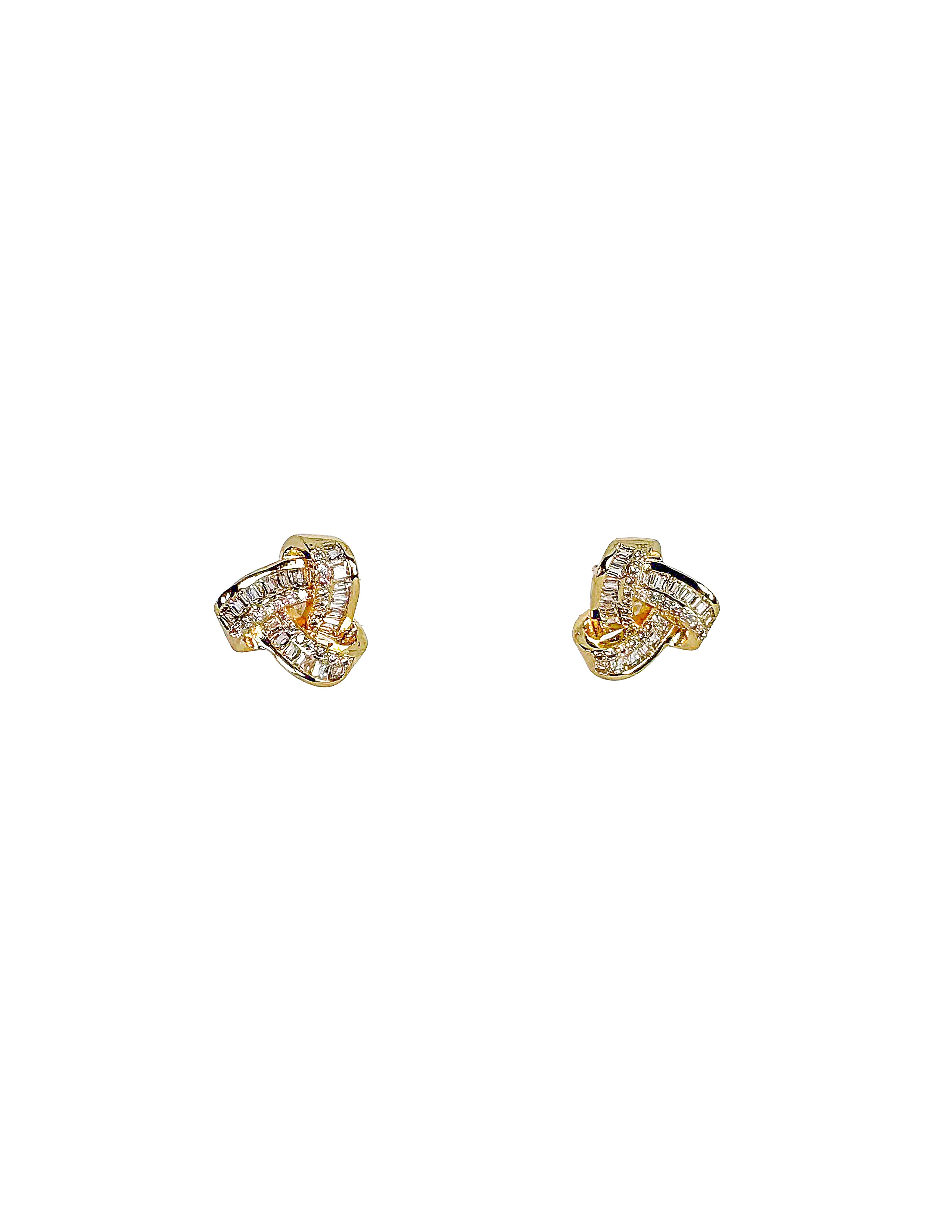 Crystal Knot Studs