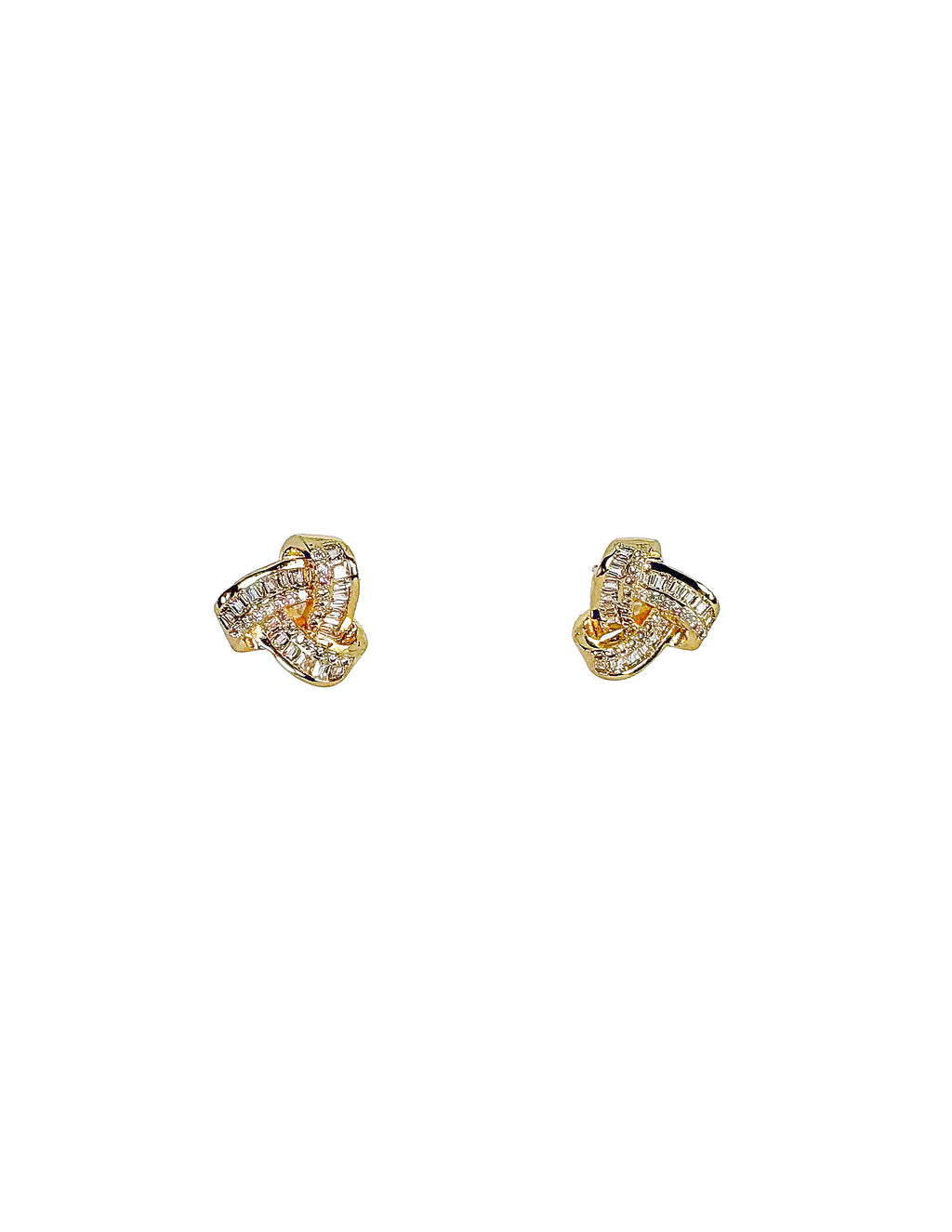 Crystal Knot Studs