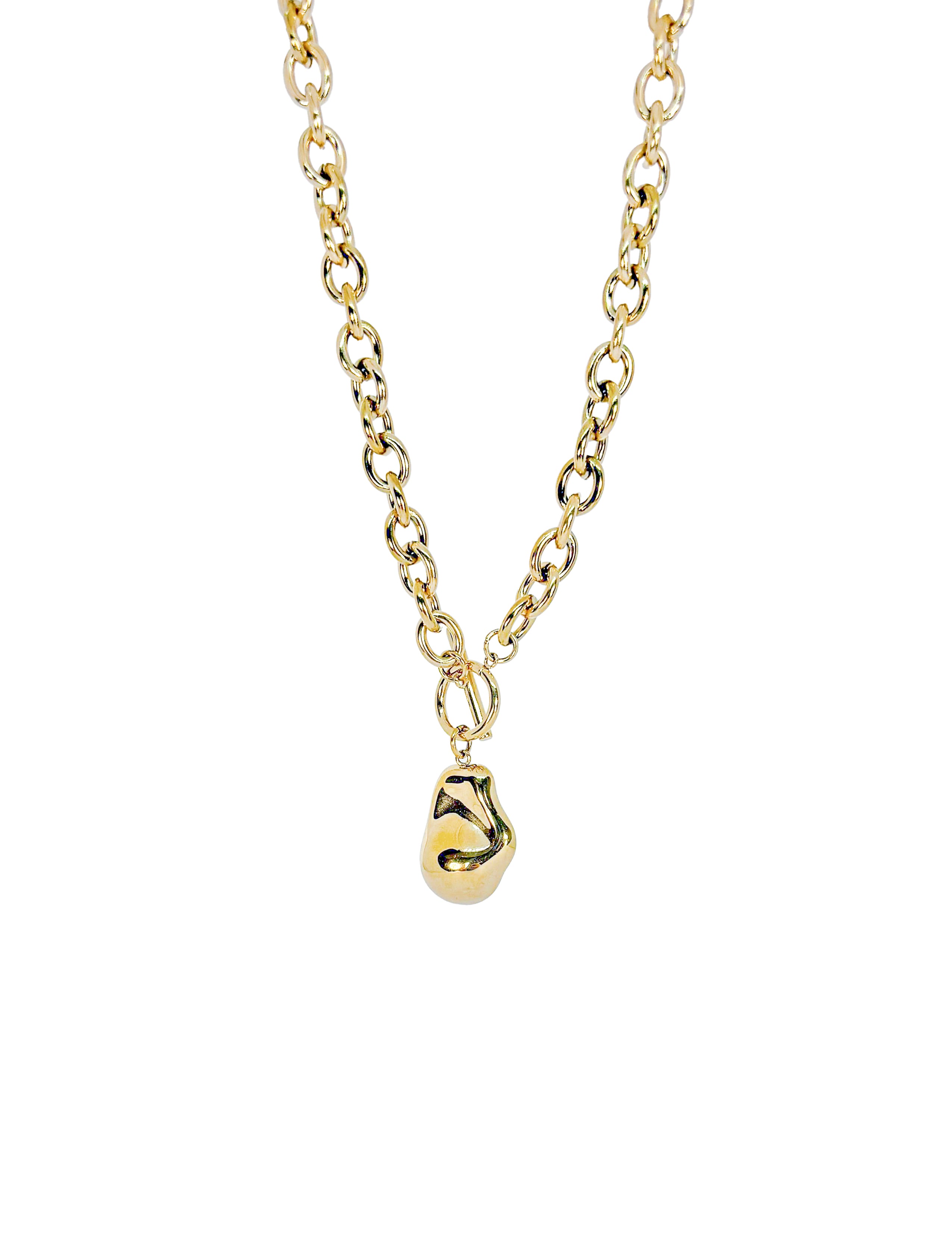 Gold Stone Necklace