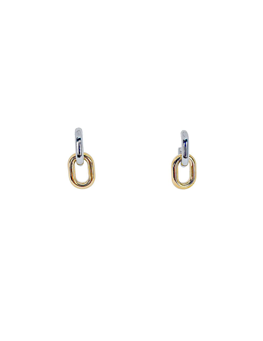 Mixed Link Earrings