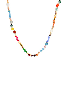 Small Crystal Colorful Necklace