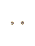 Small Round Crystal Stud