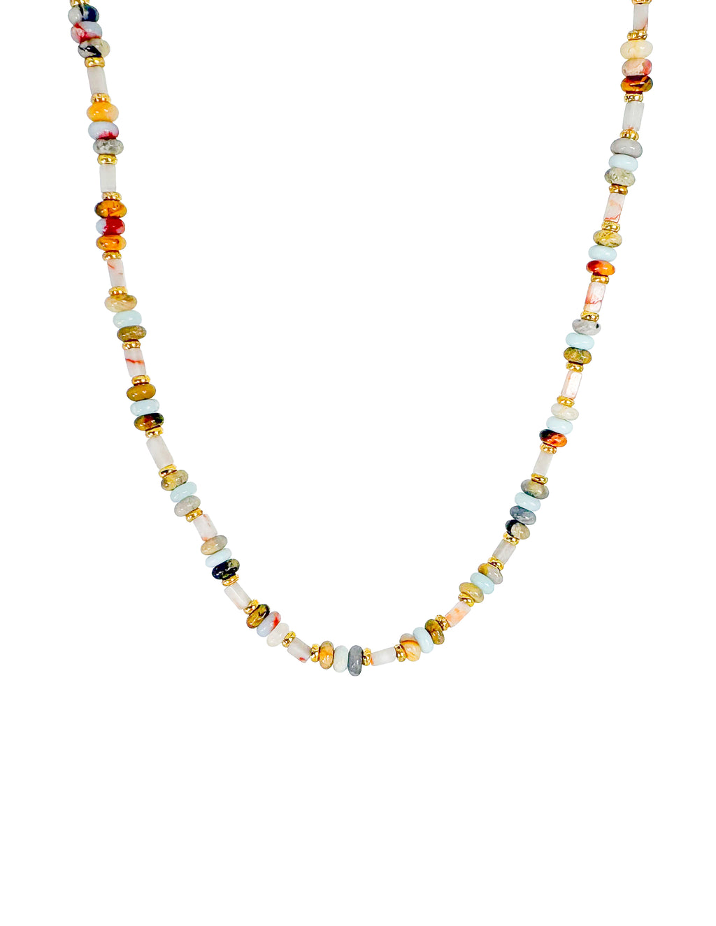 Fall Natural Gems Necklace