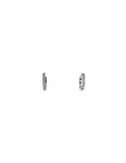 Mini Silver Druzy Hoops