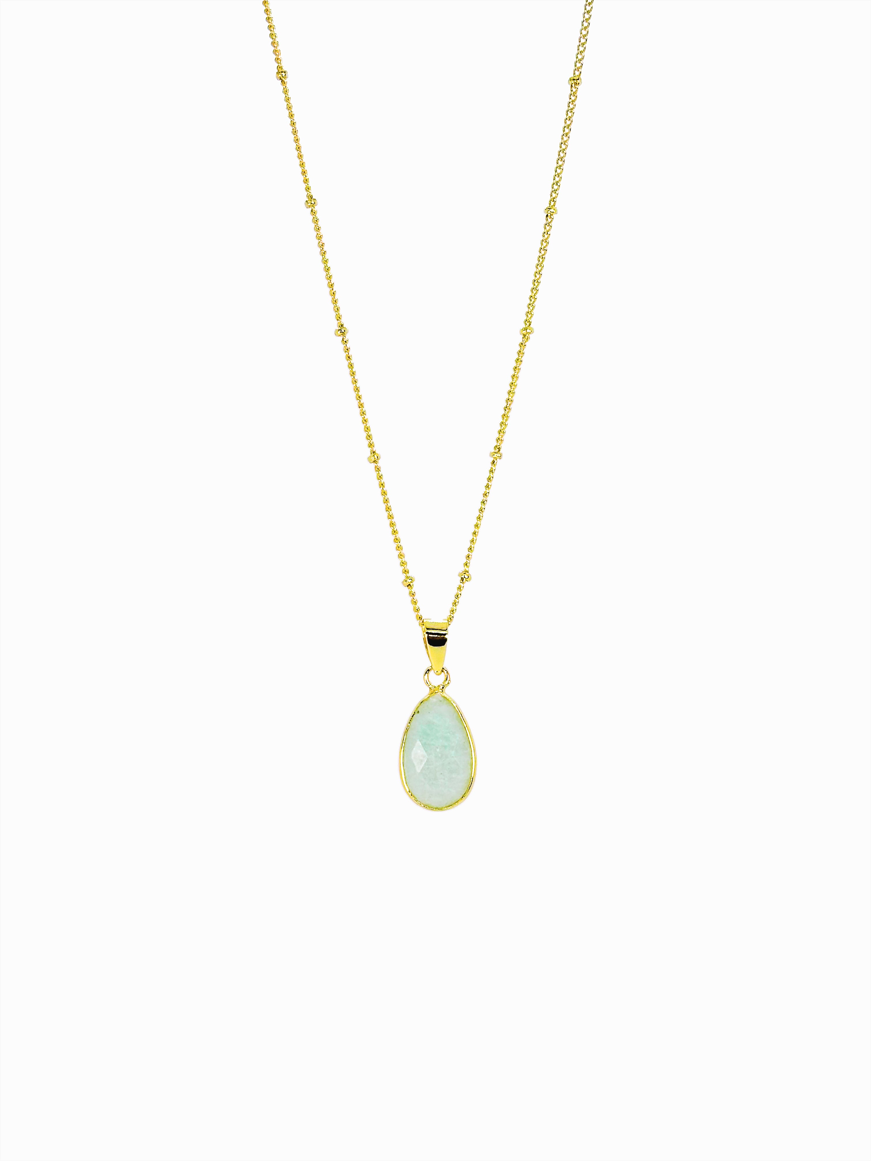 Amazonite mini Drop Necklace