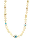 Pearl Triple Eye Necklace