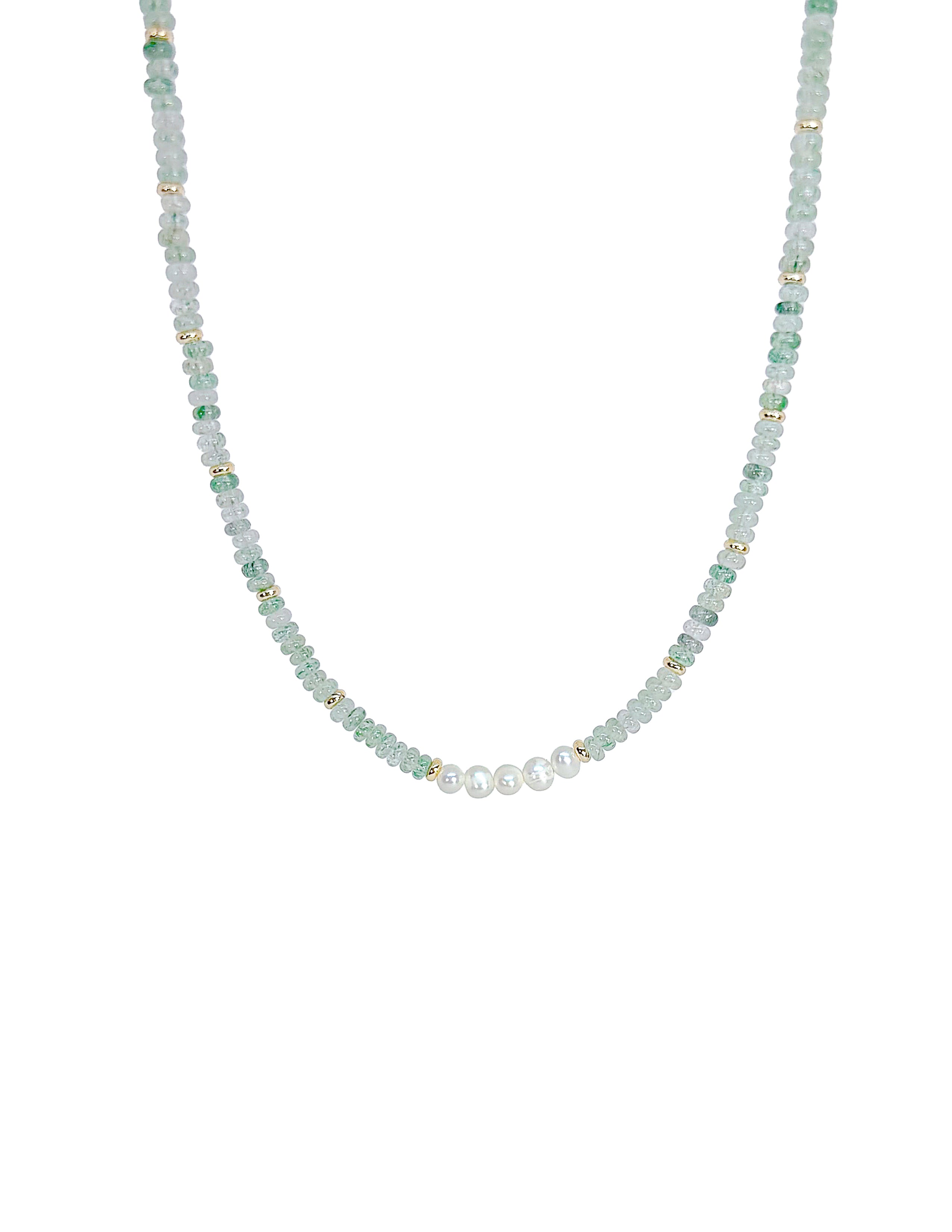 Stone Pearl Necklace