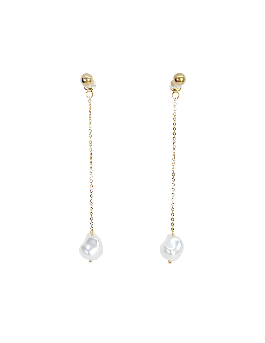 Long Pearl Earrings