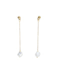 Long Pearl Earrings