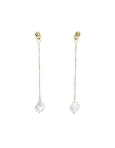 Long Pearl Earrings