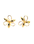 Golden Flower Studs