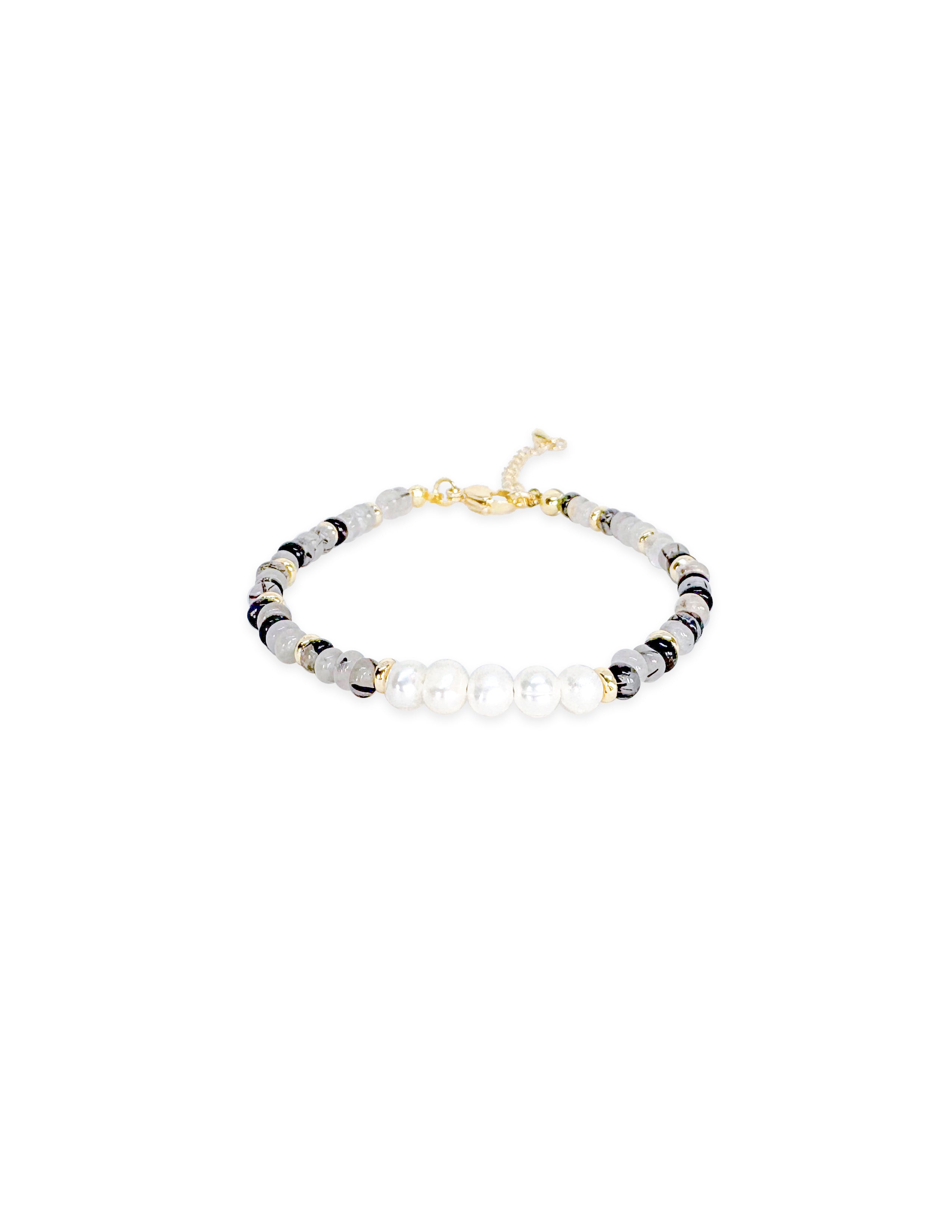 Stone Pearl Bracelet