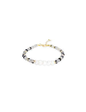 Stone Pearl Bracelet