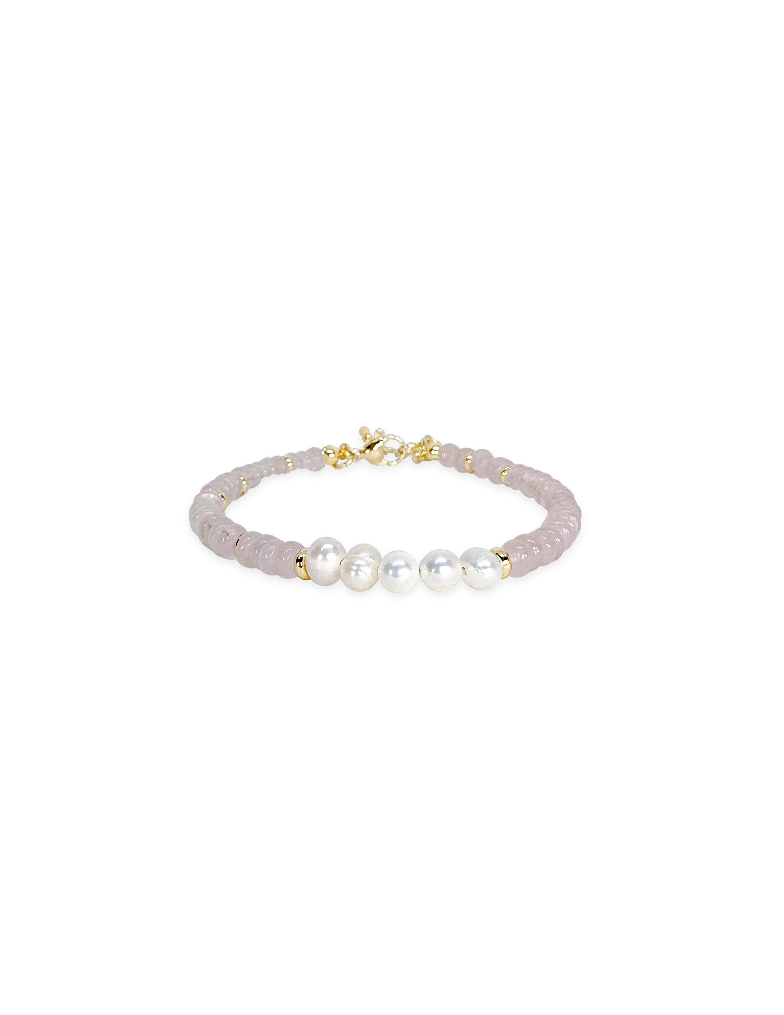 Stone Pearl Bracelet