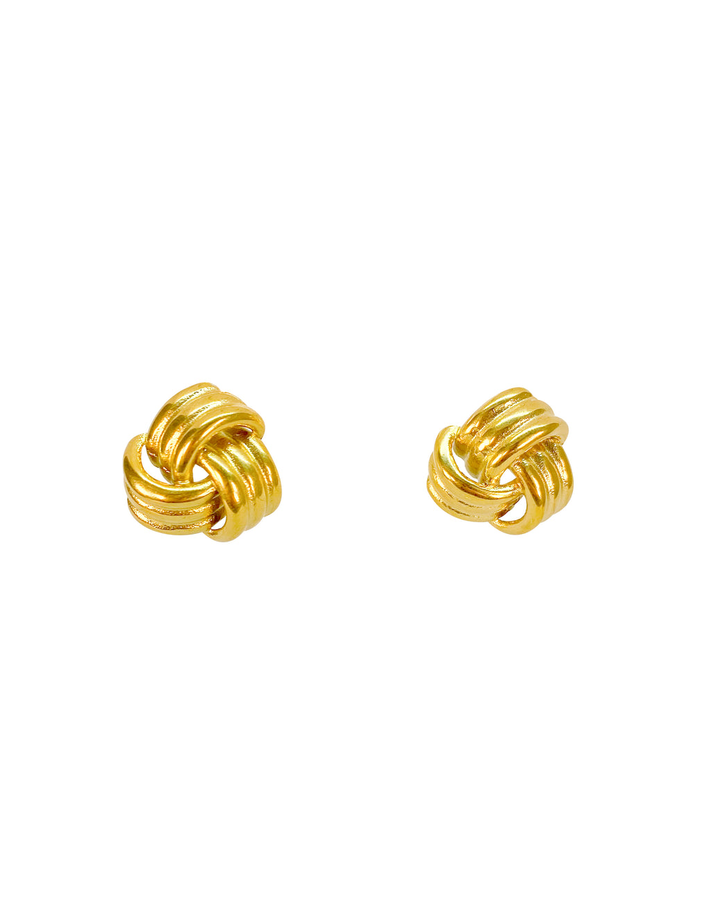 Golden Knot Studs