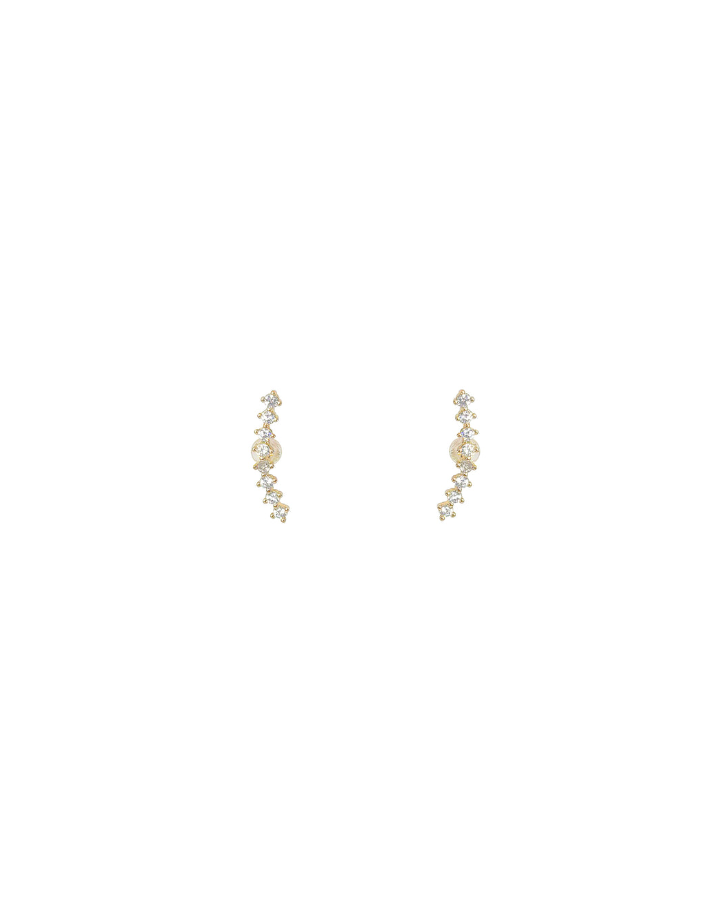Crystal Row Studs