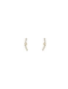 Crystal Row Studs