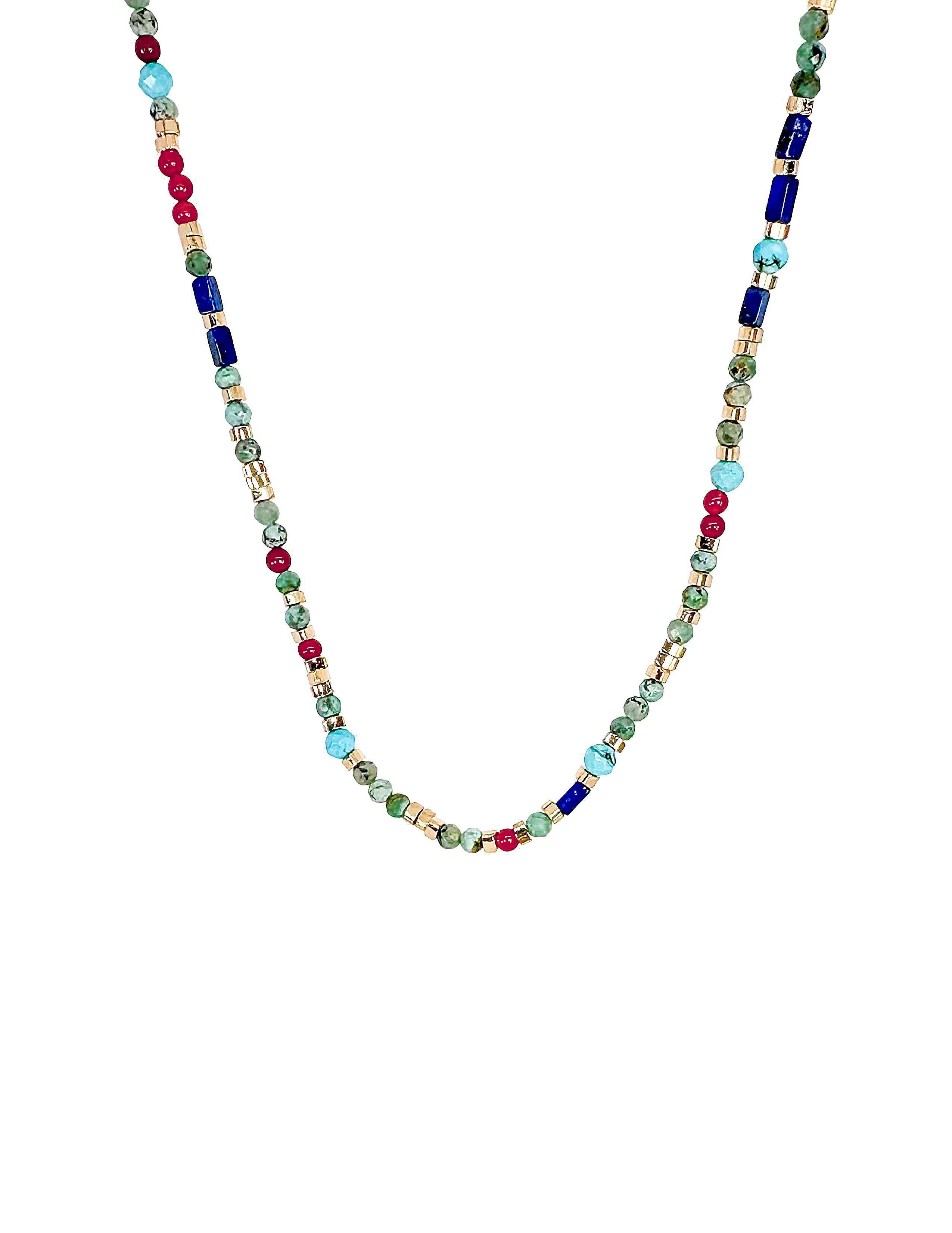 Small Gemstone Necklace