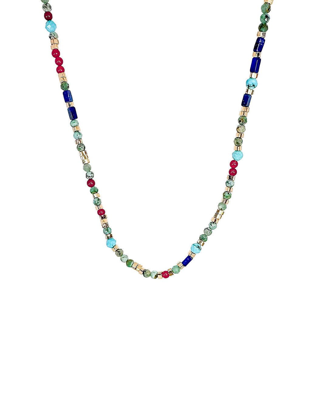 Small Gemstone Necklace