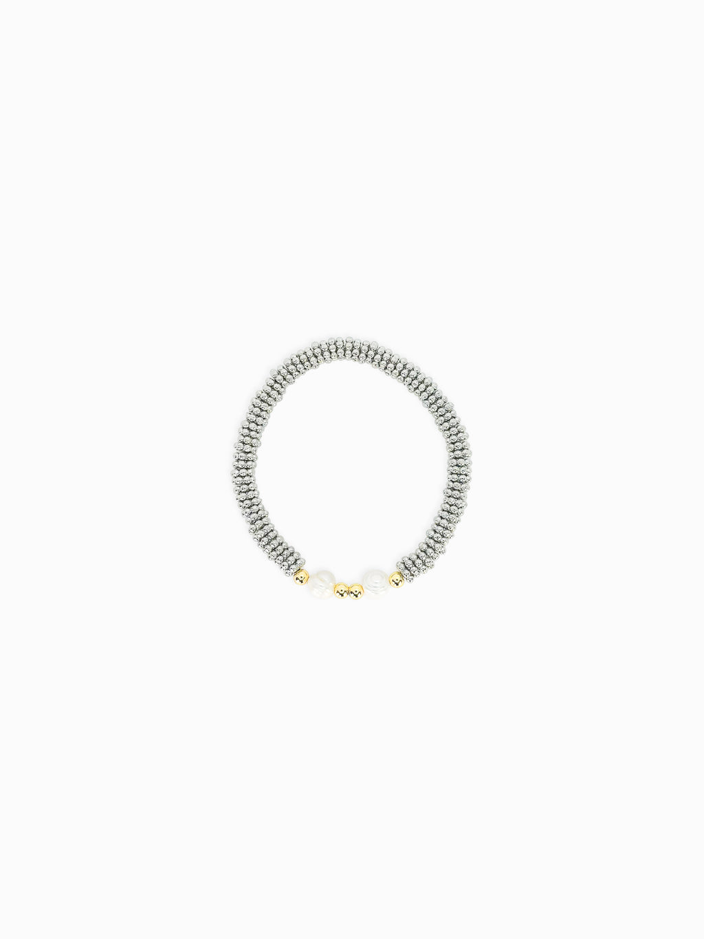 Silver Pearl Bracelet