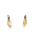 Twisted Leaf Golden Stud