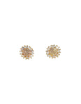 Crystal Button Studs