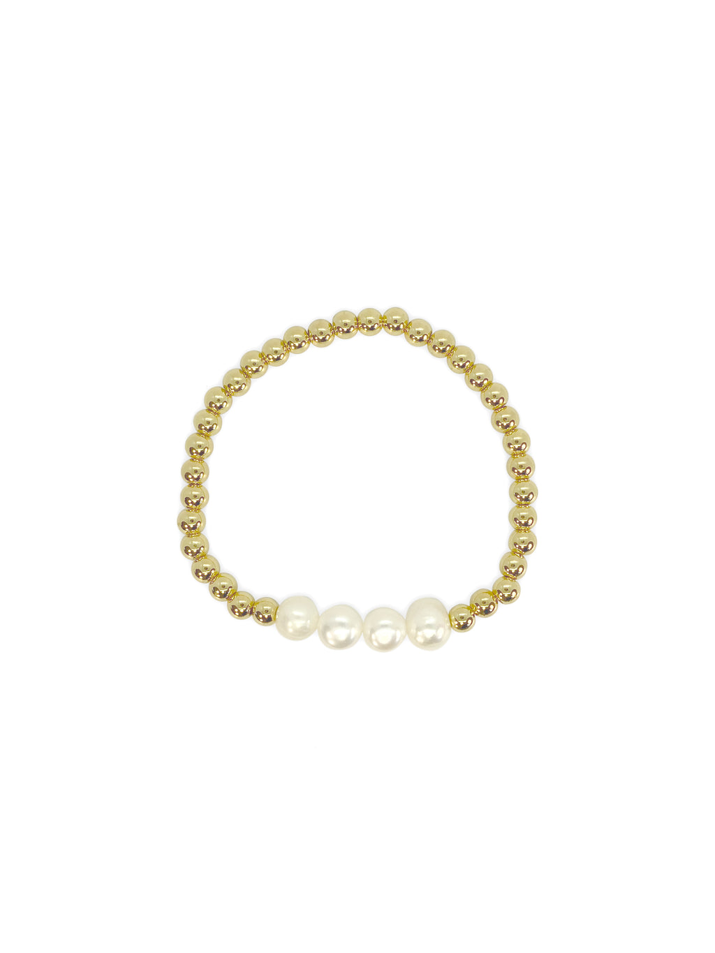 Golden Pearls Bracelet